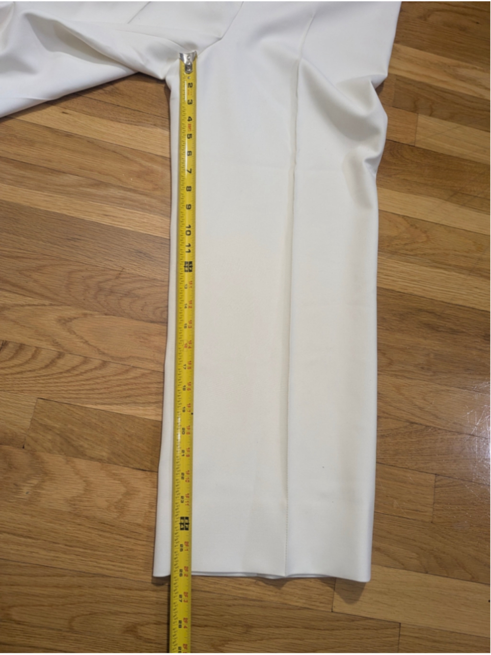 Akris Punto Cream Kick Flare Crop Trousers Size 10 - Picture 14 of 16